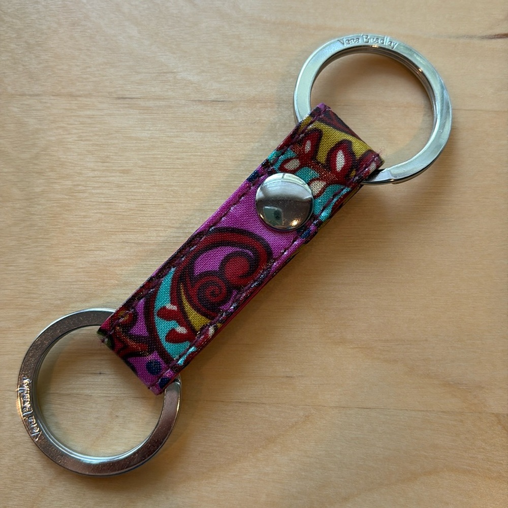 Vera Bradley Twice as Nice Keychain Preowned